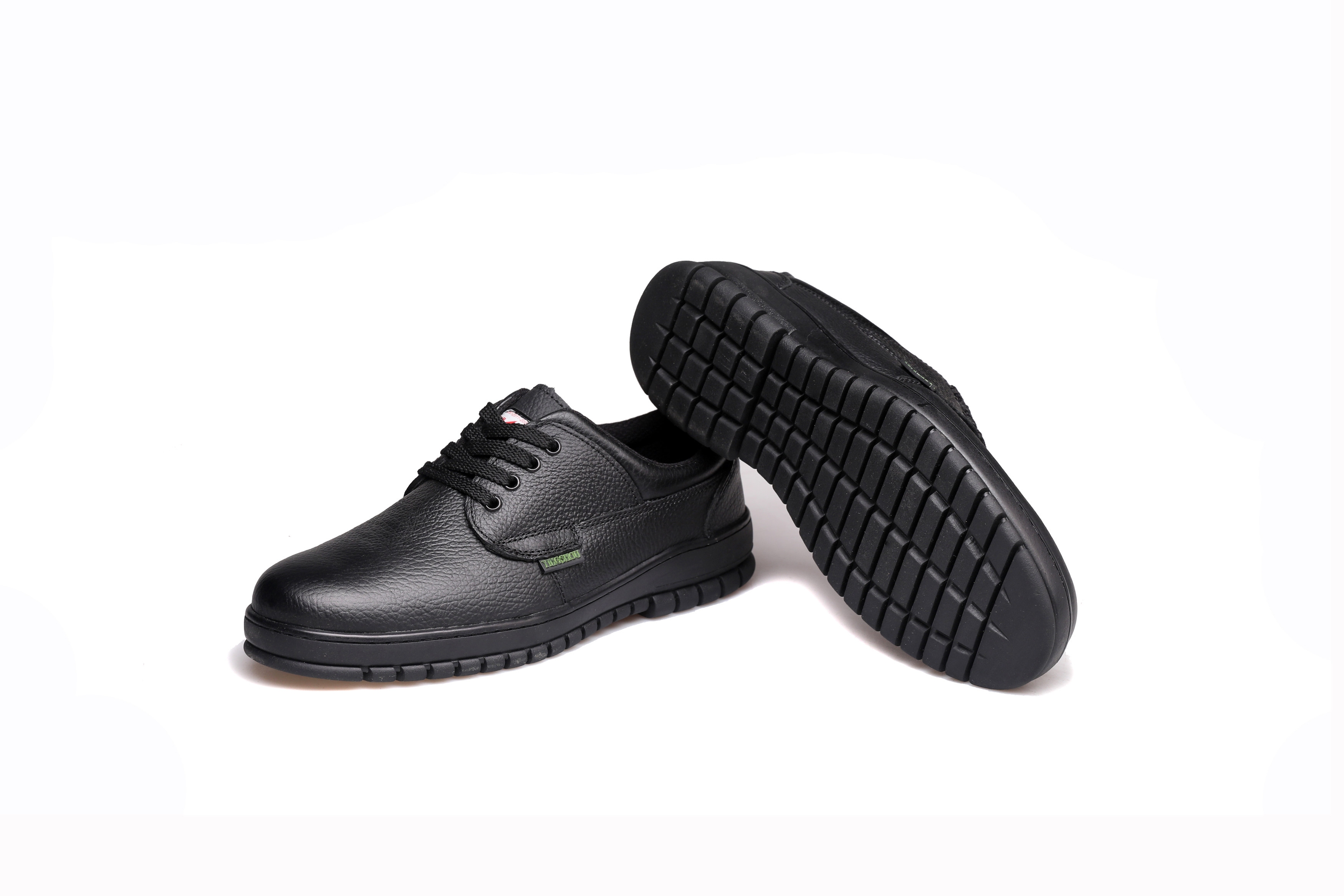 鹰兽2006牛皮6kv绝缘鞋真皮透气电工鞋男软底耐磨防臭劳保鞋防滑