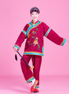 古装媒婆服装老太太衣服老太婆演出服老奶奶中式结婚中老年秧歌服