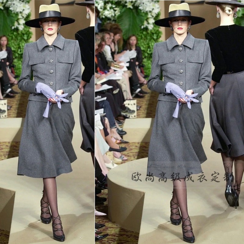 西服长袖通勤商务西装套装裙大牌