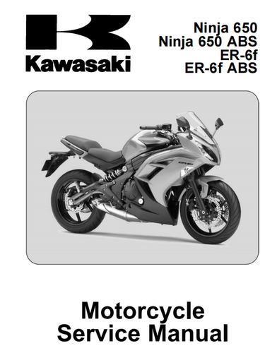 kawasaki ninja er650 ABS 川崎中文维修资料全车部件扭矩线路图