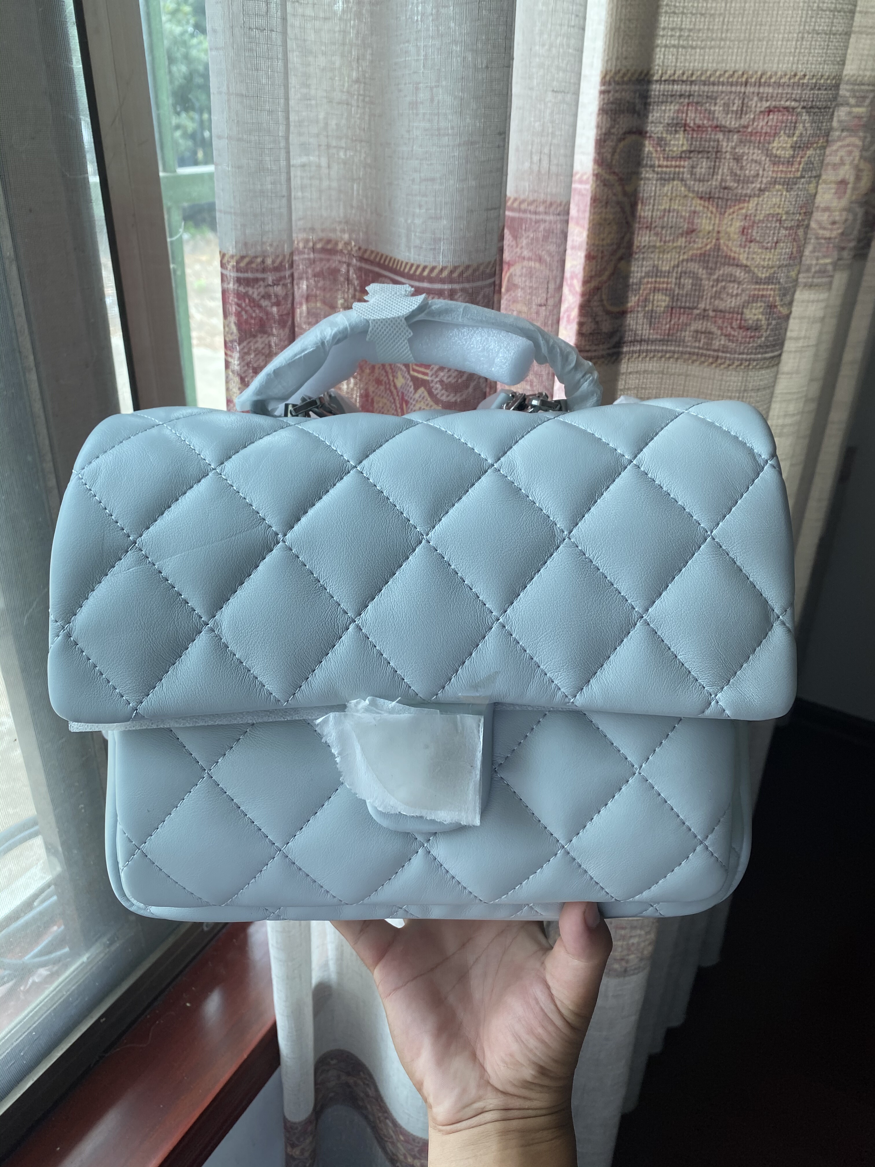 《顺丰包邮》欧家正品华夫手提时尚百搭菱格张予曦同款新款背包