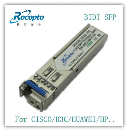 千兆单纤BIDITX1490 80KM兼容华为 SFP-GE-LH80-SM1490-BIDI-封面