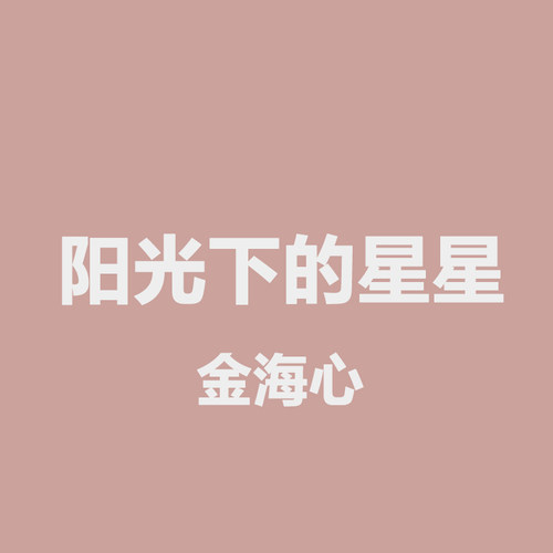 阳光下的星星 - 金海心 进阶鼓谱 无鼓伴奏 架子鼓 无印良谱