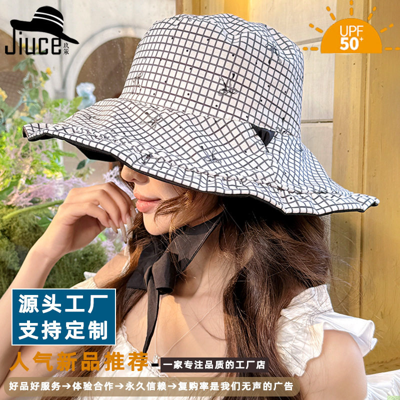 帽子工厂现货双面戴大沿渔夫帽韩帽子