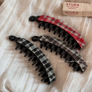 韩系简约香蕉夹百搭显发量多防滑高级感竖夹马尾发夹头饰发饰新款