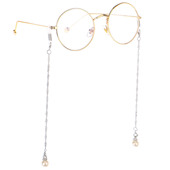 饰眼镜 太阳眼镜链子装 翅膀同款 眼镜挂链珍珠链子多功能双扣链时尚