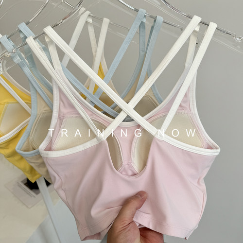运动内衣女防震跑步美背性感瑜伽背心训练专业健身服文胸夏季外穿