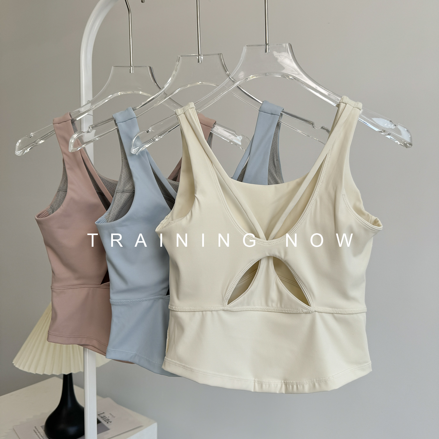 一体式运动内衣女夏高强度瑜伽