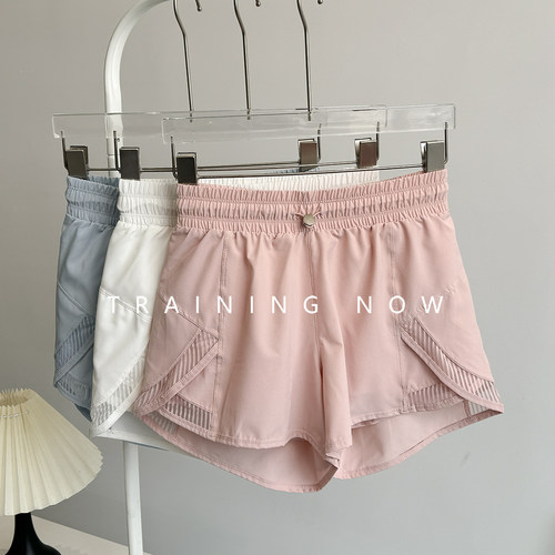 运动短裤女夏季宽松速干跑步