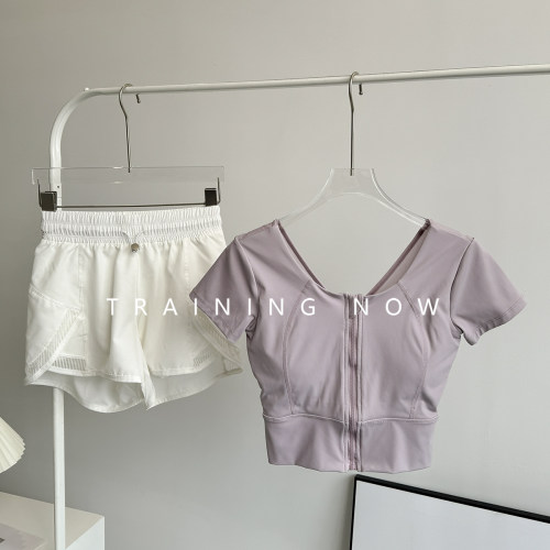 带胸垫瑜伽服套装女夏季2026新款