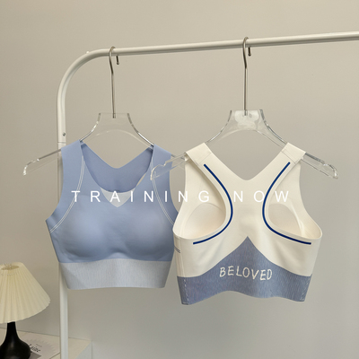 高强度运动内衣女防震跑步聚拢定型专业健身文胸瑜伽背心防下垂夏
