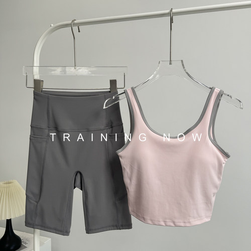 运动套装女夏季健身房训练瑜伽服