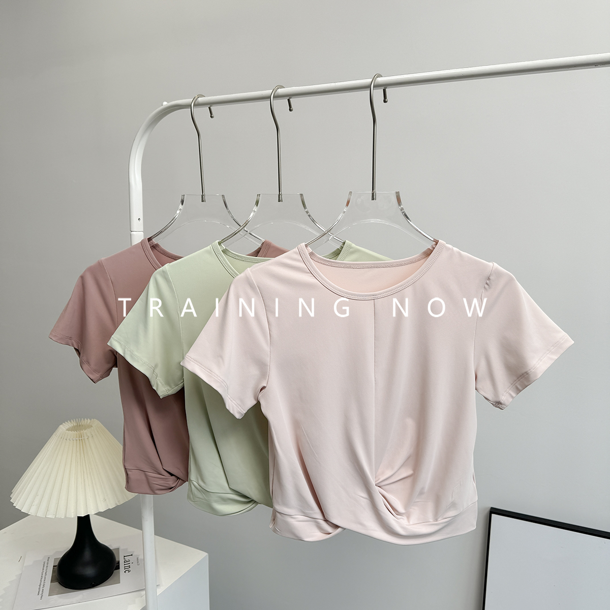 夏季修身显瘦运动T恤瑜伽服短袖