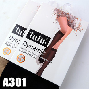 tutu丝袜 小腿袜子学生中筒袜a301 50d春秋天鹅绒显腿长百搭