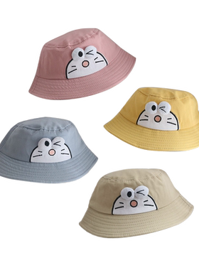 春夏可爱薄款韩版防晒遮阳帽子