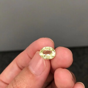 无烧金绿宝石2.62ct净度高