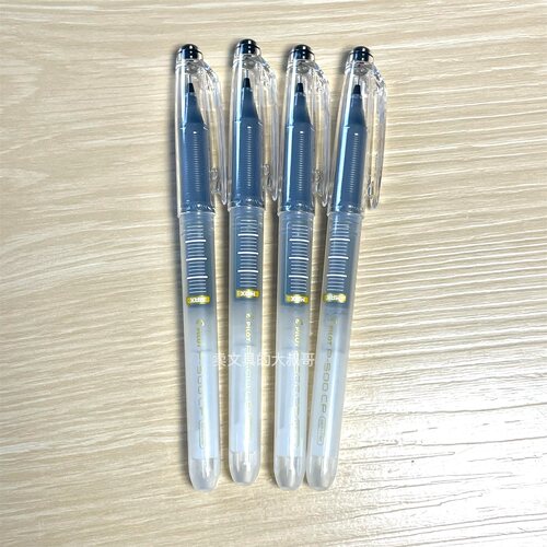 【特价场4支】百乐PILOT新品P500CP透明杆中性笔考试签字笔黑笔