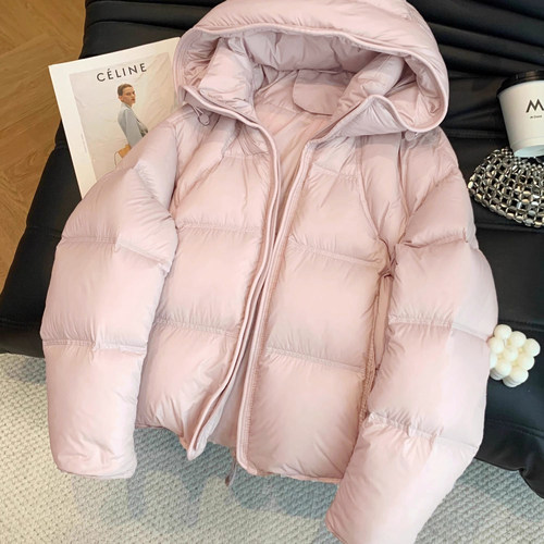 大码韩系连帽棉服女冬季设计感超好看氛围感甜美小众气质显瘦外套