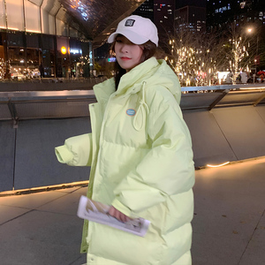 oversize面包服羽绒棉衣棉服女冬季外套中长款厚棉袄2022年新款潮