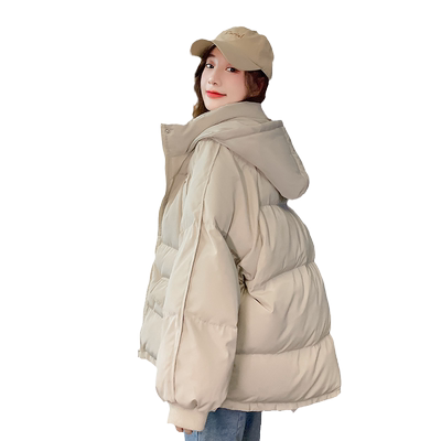 短款羽绒韩版宽松风秋冬季面包服