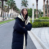 oversize面包服棉衣棉服女冬季 潮 厚棉袄2025年新款 外套女装 中长款