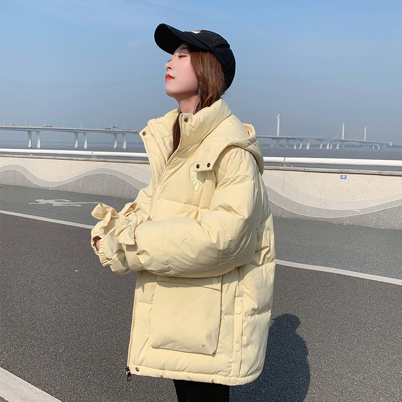 oversize面包服短款羽绒棉衣棉服女2025年新款潮秋冬季外套厚棉袄,女装/女士精品,棉衣/棉服,淘宝优惠券,粉丝福利购,淘宝优惠卷