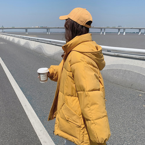 和锋金羽短款oversize棉服外套