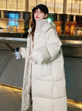 oversize面包服加厚棉服棉衣女冬季外套中长款厚棉袄2025年新款潮