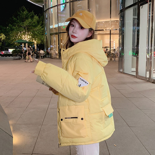 和锋金羽短款oversize棉服外套