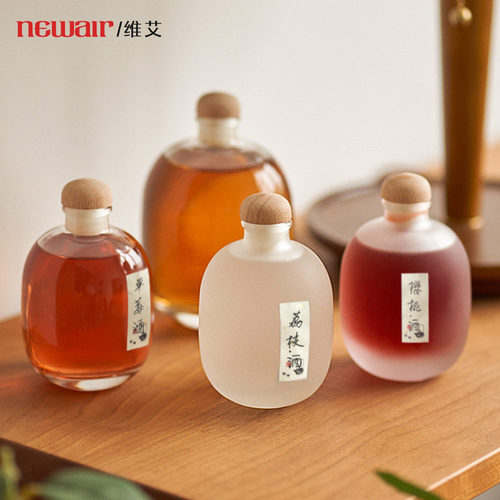 日式果酒分装瓶青梅酒玻璃瓶空瓶