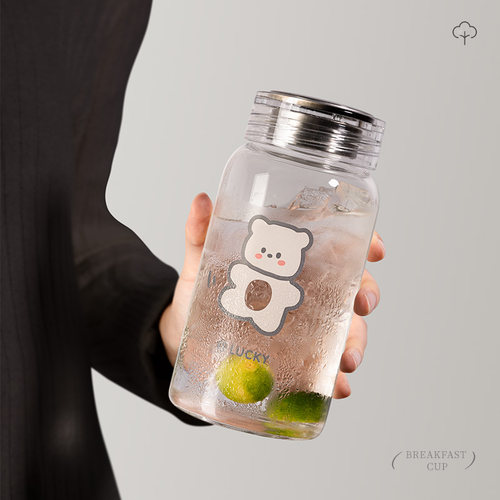 INS高硼硅玻璃水杯便携耐高温