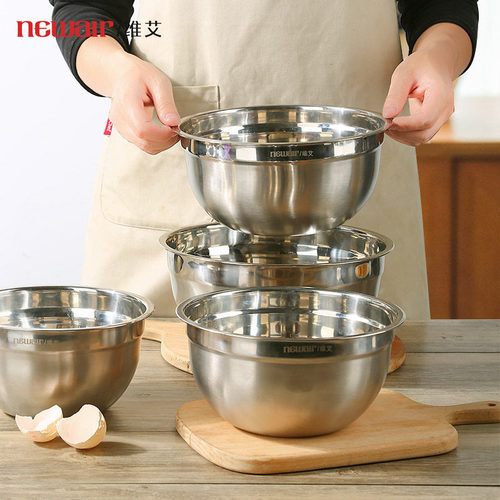 加深防溅打蛋盆烘焙容器家用商用