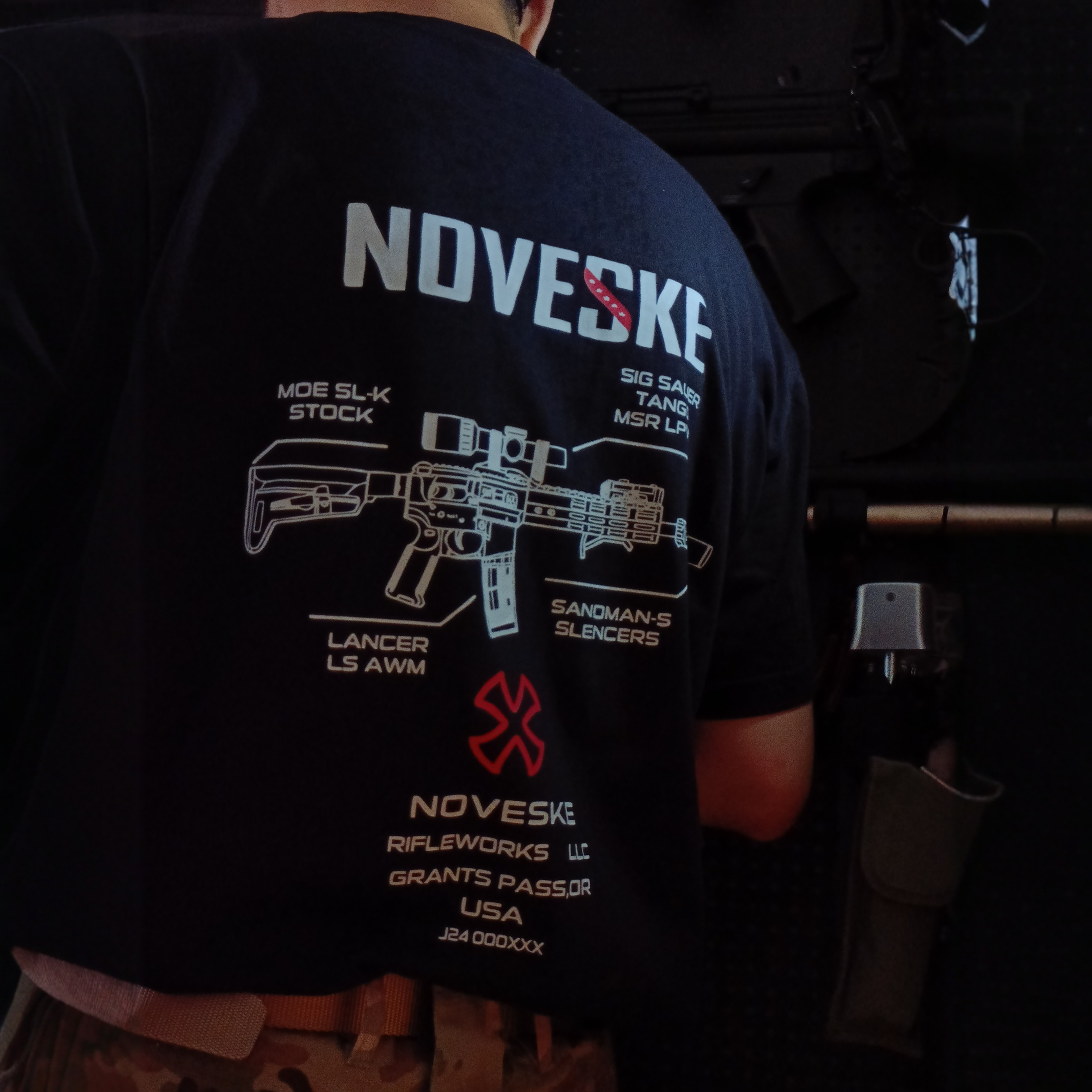 军迷战术T恤noveske枪械衣服夏季