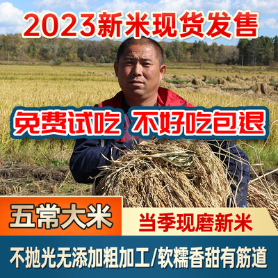 2023新米东北黑龙江五常大米包邮