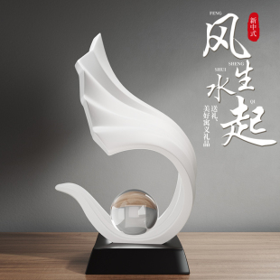 饰品高端大气上档次高级感 现代简约轻奢高档客厅酒柜工艺品摆件装