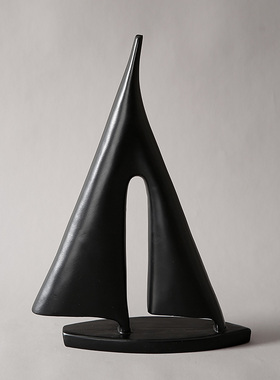 简约大船摆件客厅ins风