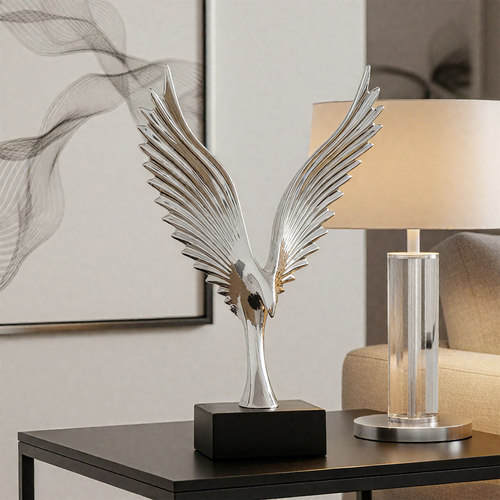 轻奢飞鹰摆件客厅艺术感装饰