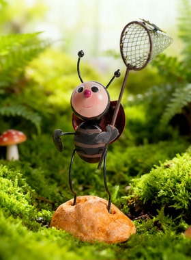 可爱卡通小虫子装饰摆件