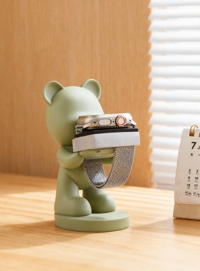 冬季小熊毛绒保暖围巾一体帽