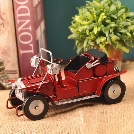 创意复古美式老爷车汽车模型酒柜装饰品摆件家居客厅柜房间小摆设