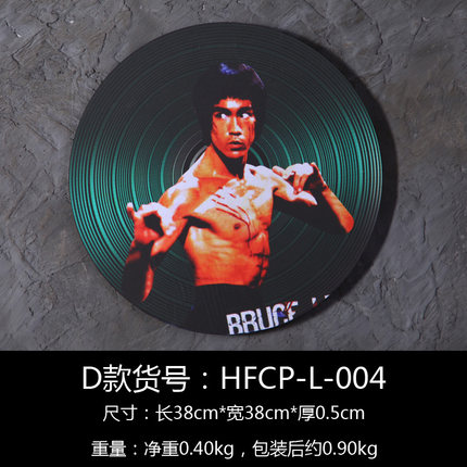客厅墙面软装饰品复古黑胶唱片木板画壁挂创意酒吧墙挂墙饰小挂件
