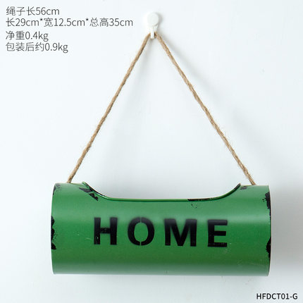 美式复古仿真植物壁挂花盆墙上挂件墙壁装饰品咖啡厅餐厅墙面墙饰