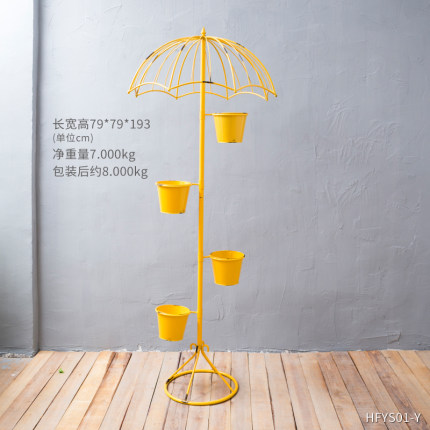 创意欧式落地花架置物架阳台装饰品摆件家居客厅服装店花店小摆设