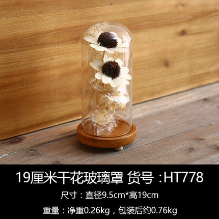 zakka创意动物玻璃罩摆件家居客厅室内电视柜服装店装饰品小摆设