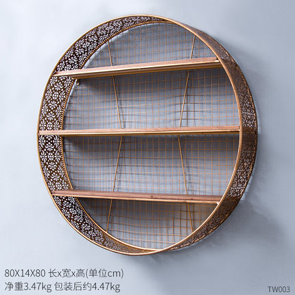 创意个性工业风壁挂装饰柜客厅家居墙面装饰品铁艺置物架大挂件