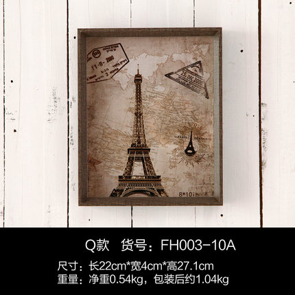 创意北欧7寸8寸相片框架客厅餐厅桌面茶几摆件个性复古纪念小摆设