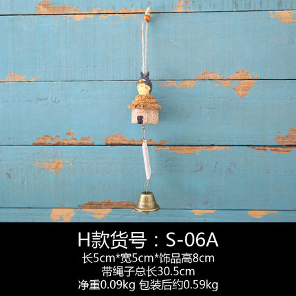 日式风铃小挂饰家居卧室可爱萌物门饰装饰品创意生日礼物铃铛挂件