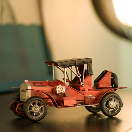 创意复古美式老爷车汽车模型酒柜装饰品摆件家居客厅柜房间小摆设