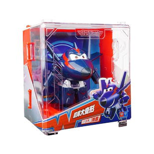 奥迪双钻超级飞侠大号机库变形机器人包警长雷克酷雷大壮儿童玩具