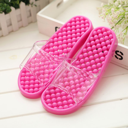 浴室拖鞋漏水防滑洗澡情侣男女居家夏季家用塑料家居托鞋按摩拖鞋
